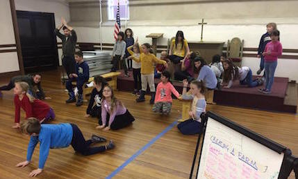 Charlotte’s Web Rehearsal Horiz